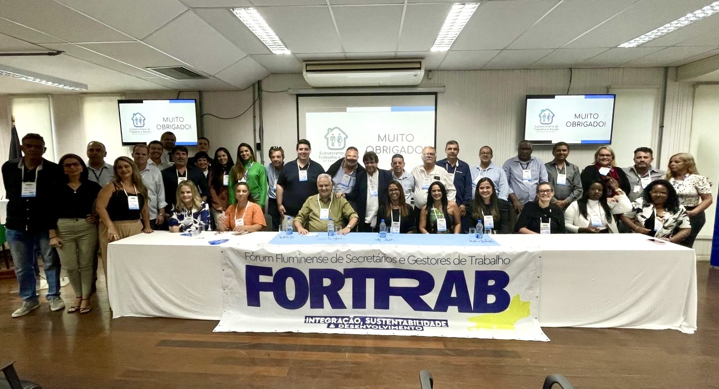 Santa Maria Madalena participa do Fórum Fluminense de Secretários e Gestores do Trabalho (FORTRAB)