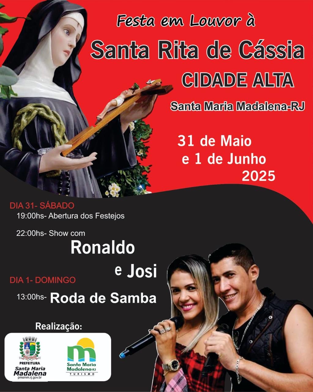 Festa em Louvor à Santa Rita de Cássia no bairro Cidade Alta