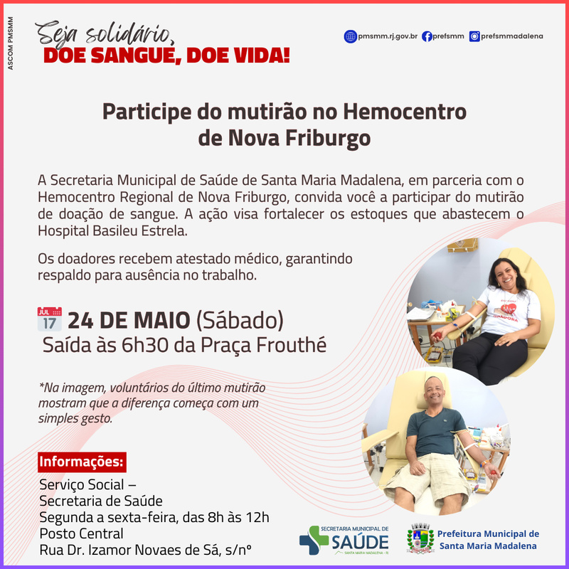 Mutirão de doação de sangue: Participe e contribua com este ato de solidariedade