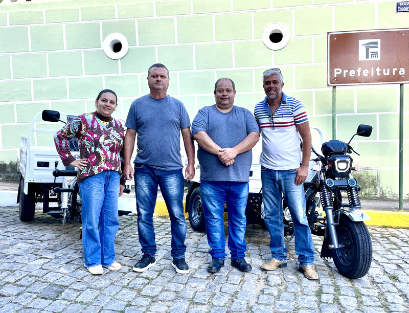 Santa Maria Madalena recebe dois triciclos para reforço de serviços operacionais