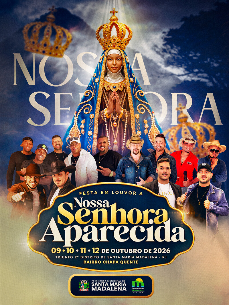 Festa em Louvor a Nossa Senhora Aparecida acontece de 9 a 12 de outubro em Triunfo