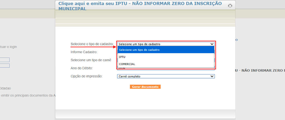 Tutorial IPTU
